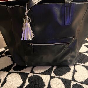 Elegant Black Tote Bag